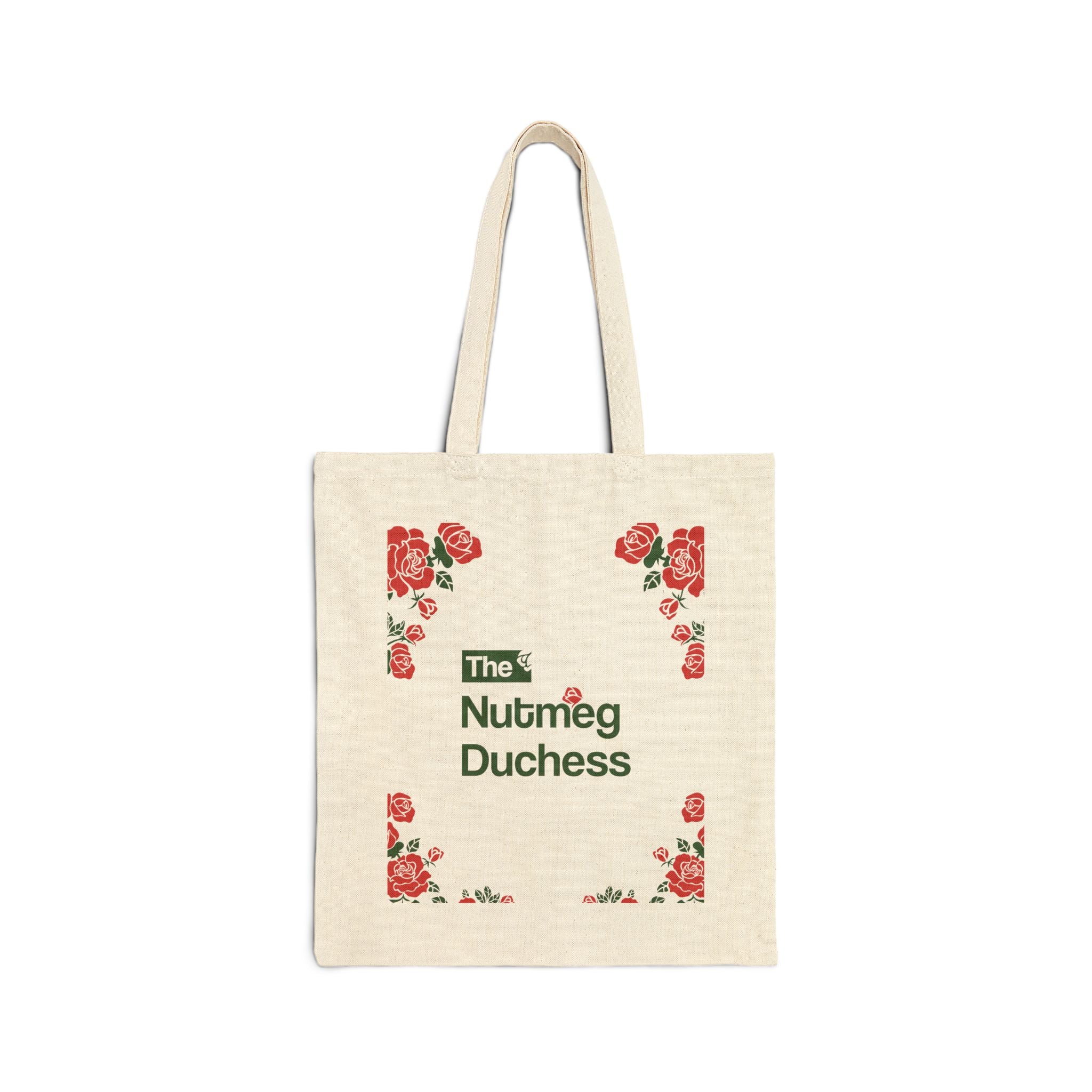 A vintage floral canvas tote celebrating modern midfield mastery and street style. Features dual-sided rose graphics and a bold #16 block.