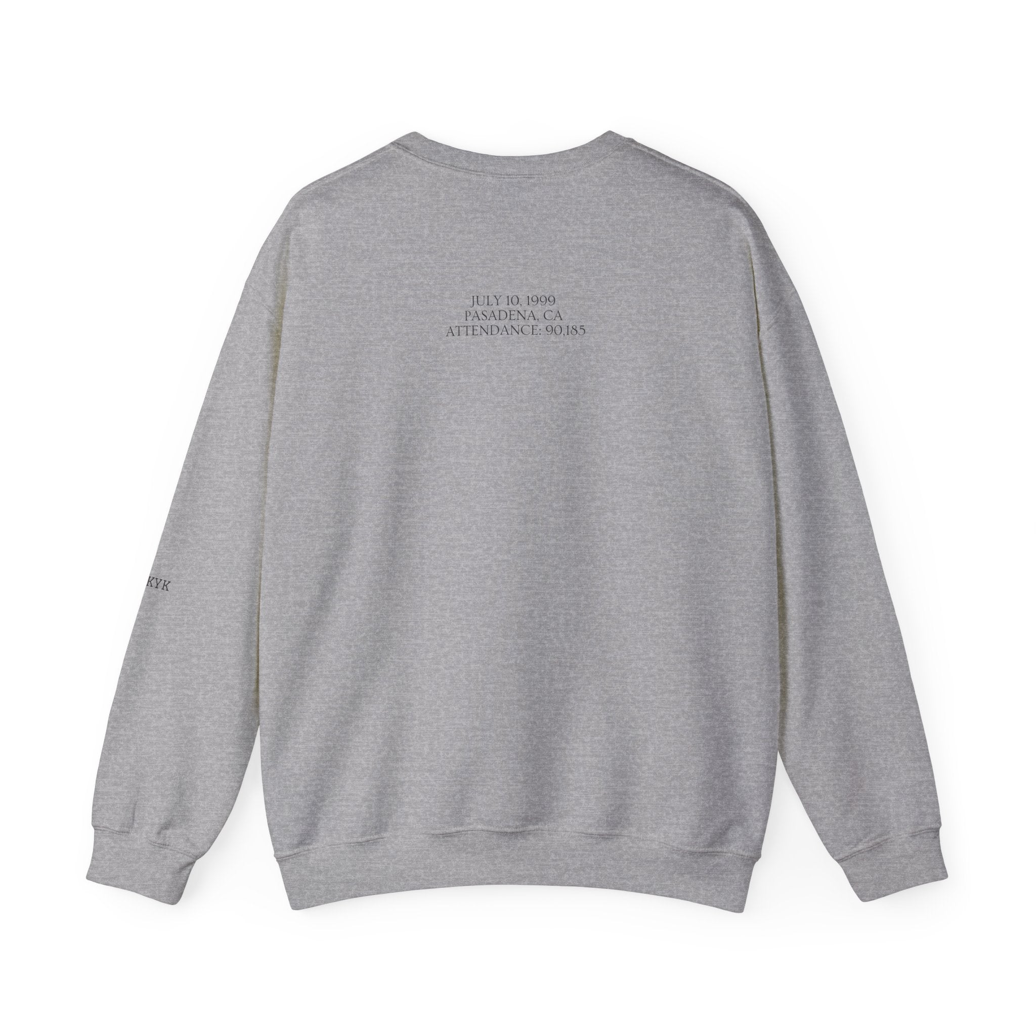 Sport Grey Club & Country oversized crewneck pullover, 90s style preppy soccer apparel