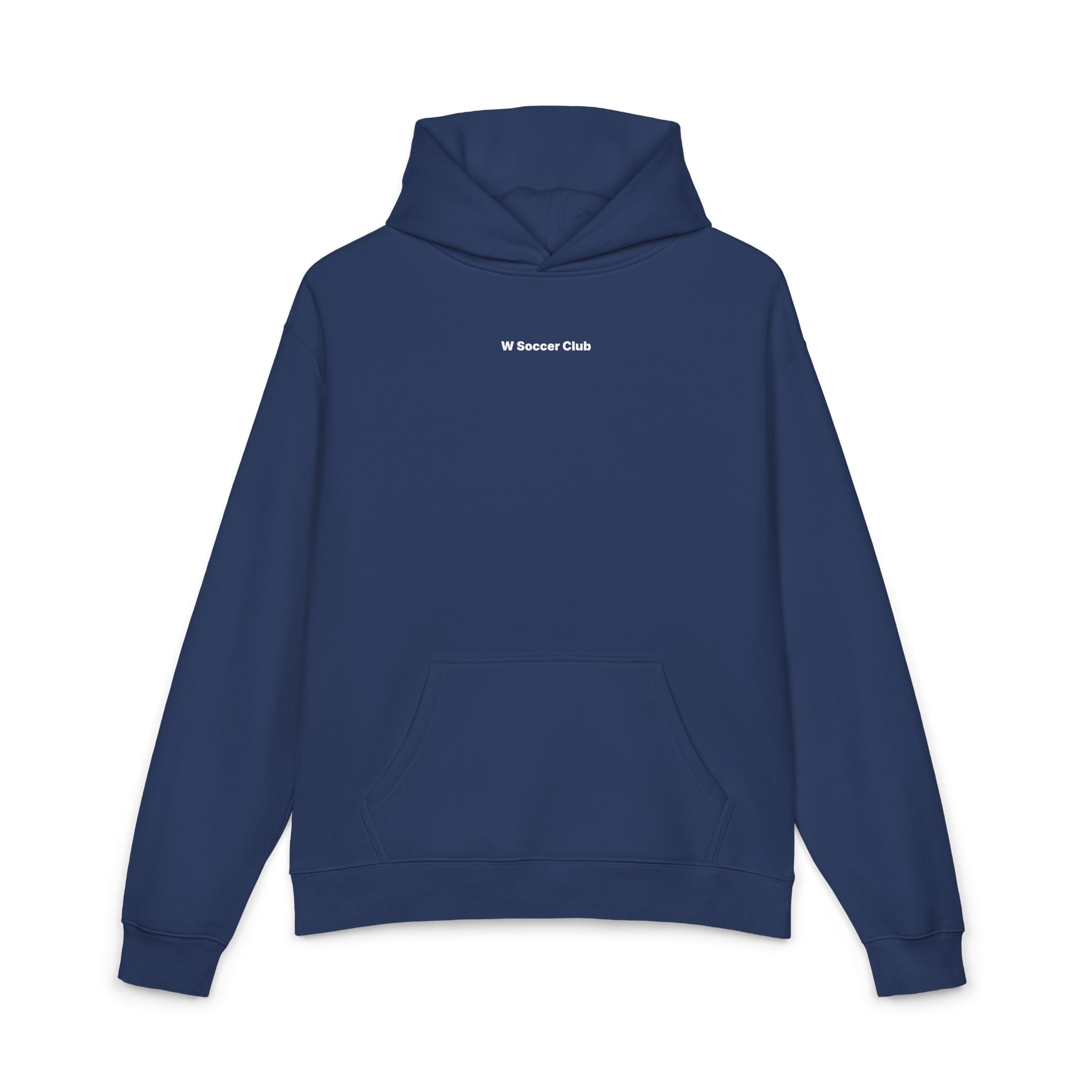 Cobalt Women's Sports Culture Hoodie flat lay.