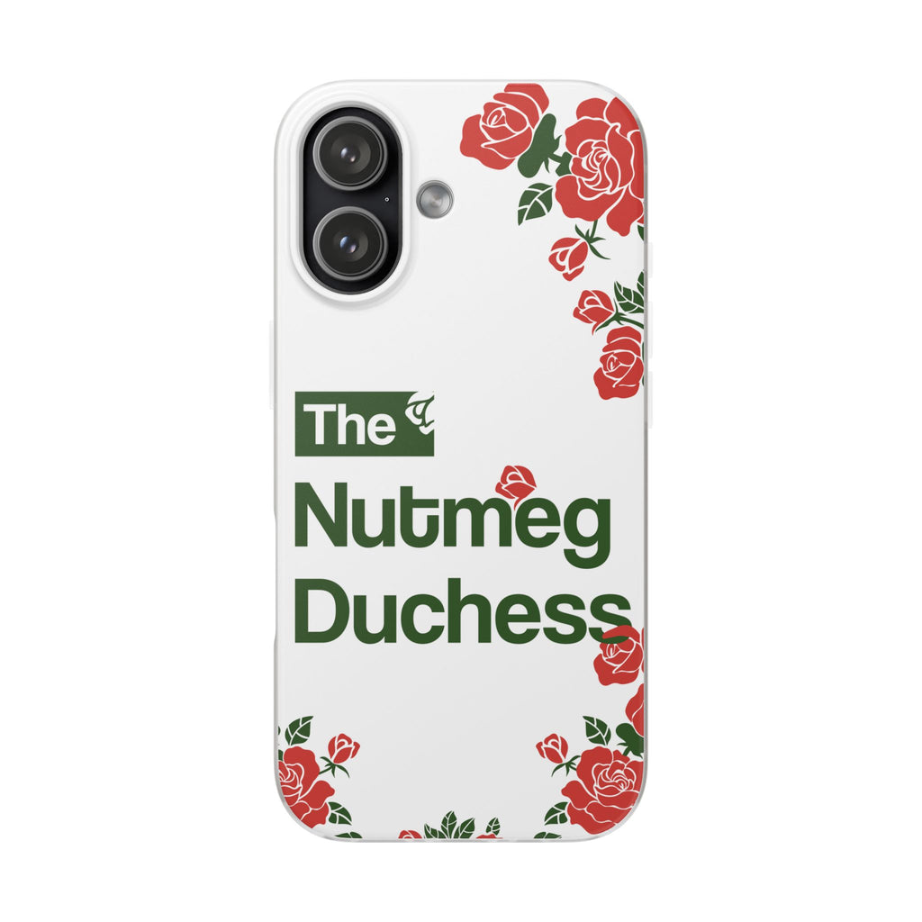 iPhone 17 Pro Max and family phone case featuring a red rose floral graphic, curated for women's soccer streetwear collections