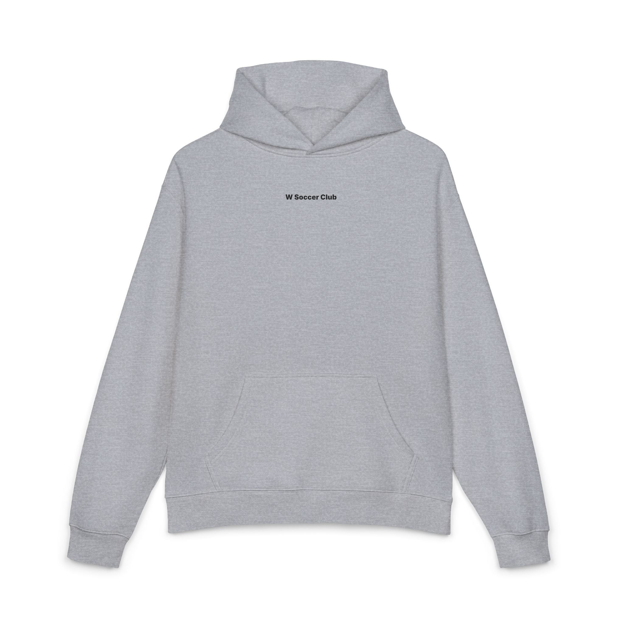 Athletic Heather Women's Sports Culture Hoodie flat lay.