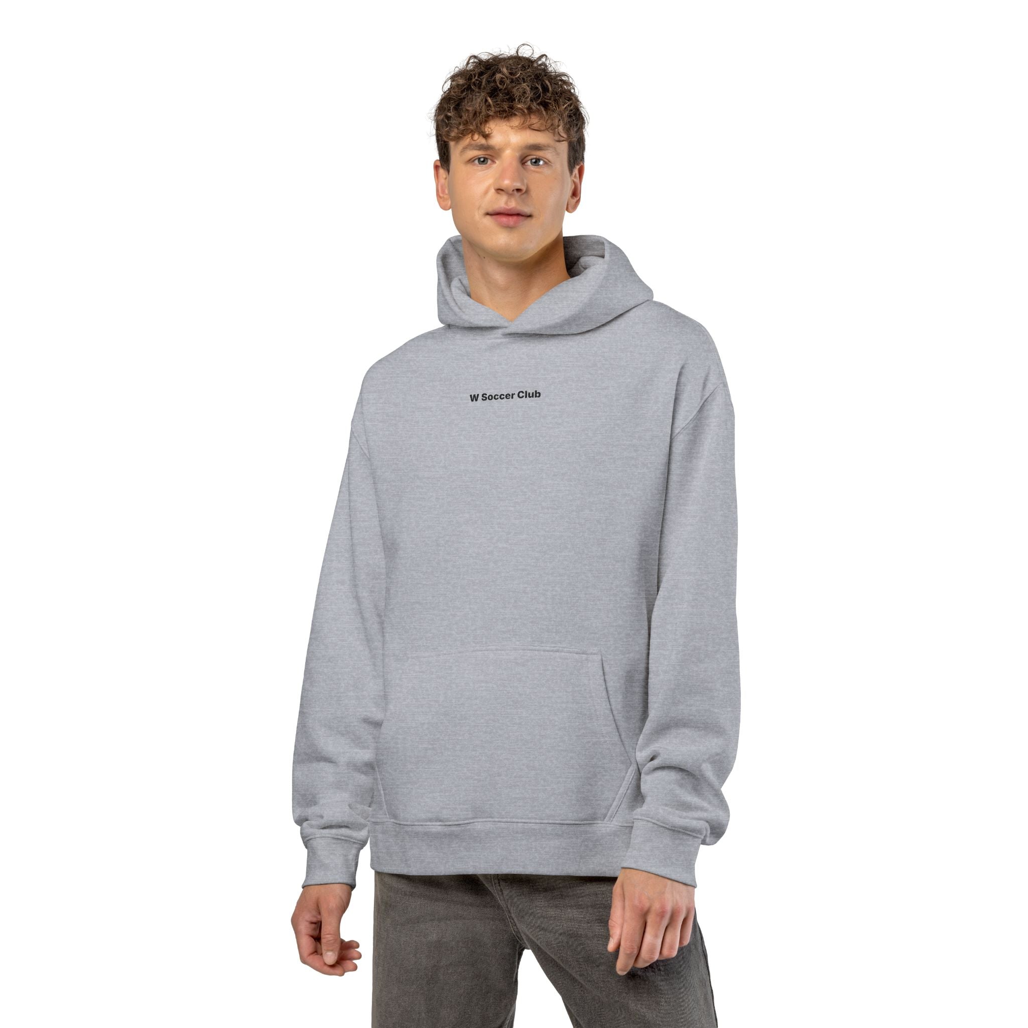 Athletic Heather Women's Sports Culture Hoodie flat lay.