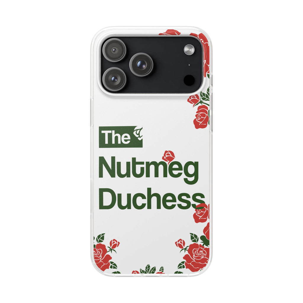 iPhone 17 Pro Max and family phone case featuring a red rose floral graphic, curated for women's soccer streetwear collections