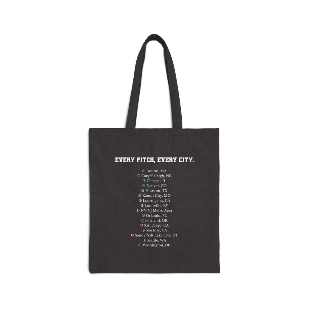 Rep every pitch and every city with the 'Take Over' Women's Pro Soccer matchday canvas tote