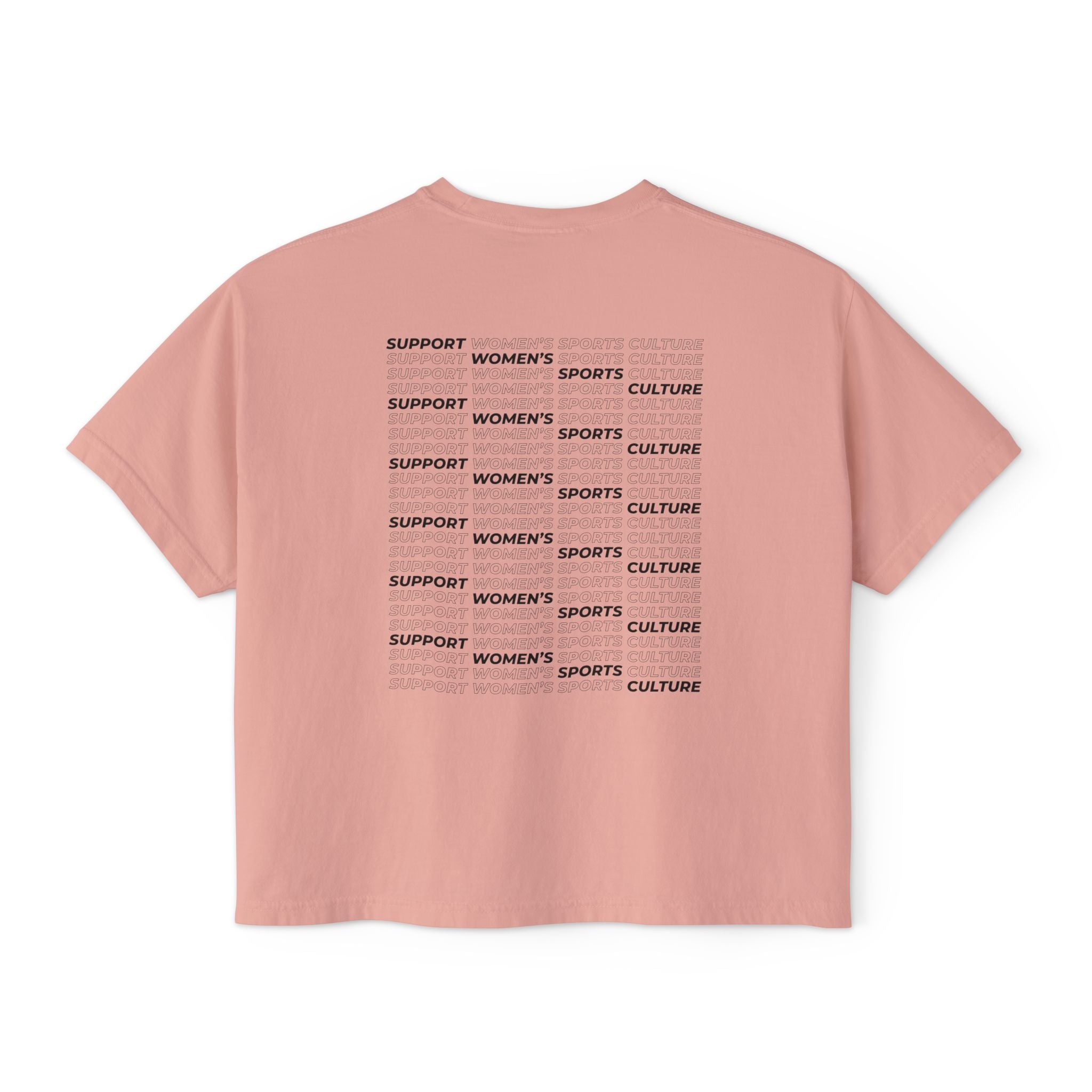 Peachy women's sports culture boxy fit t-shirt
