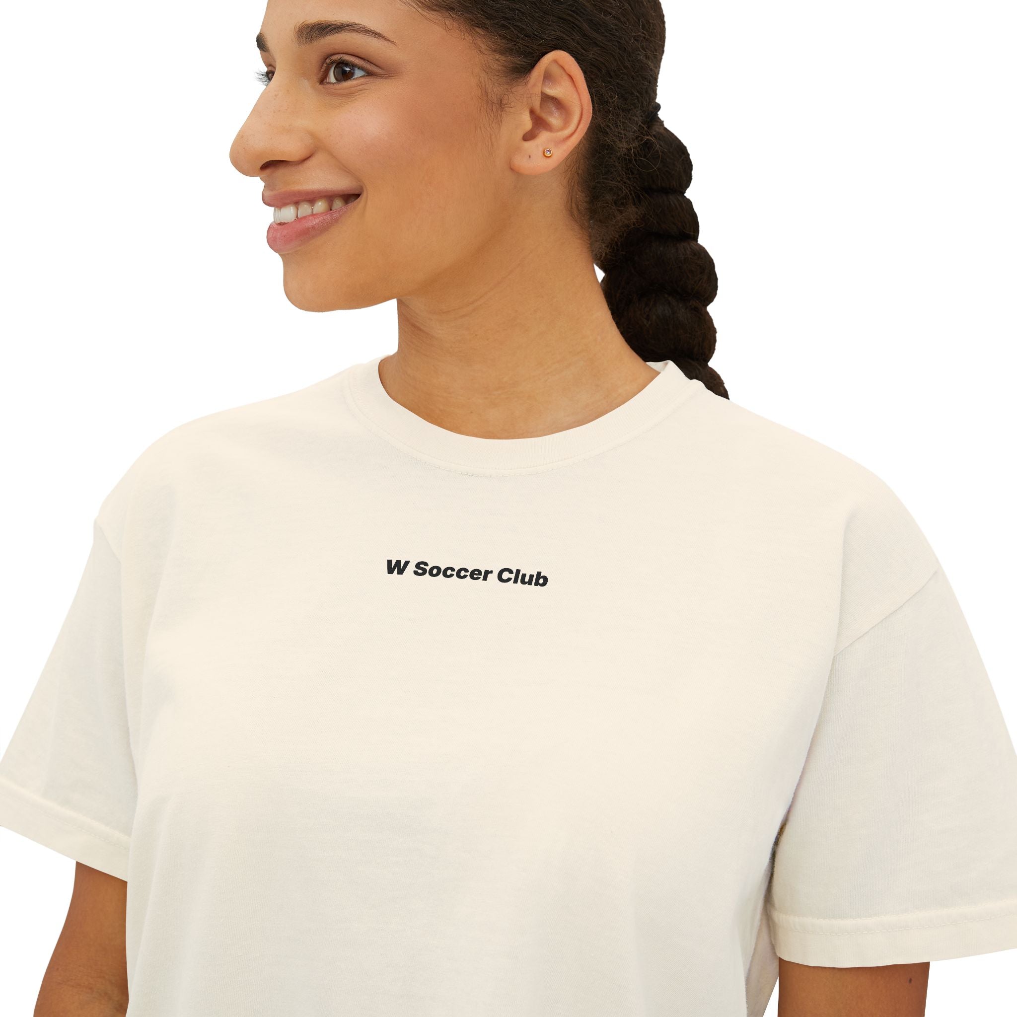 Ivory women's sports culture boxy fit t-shirt