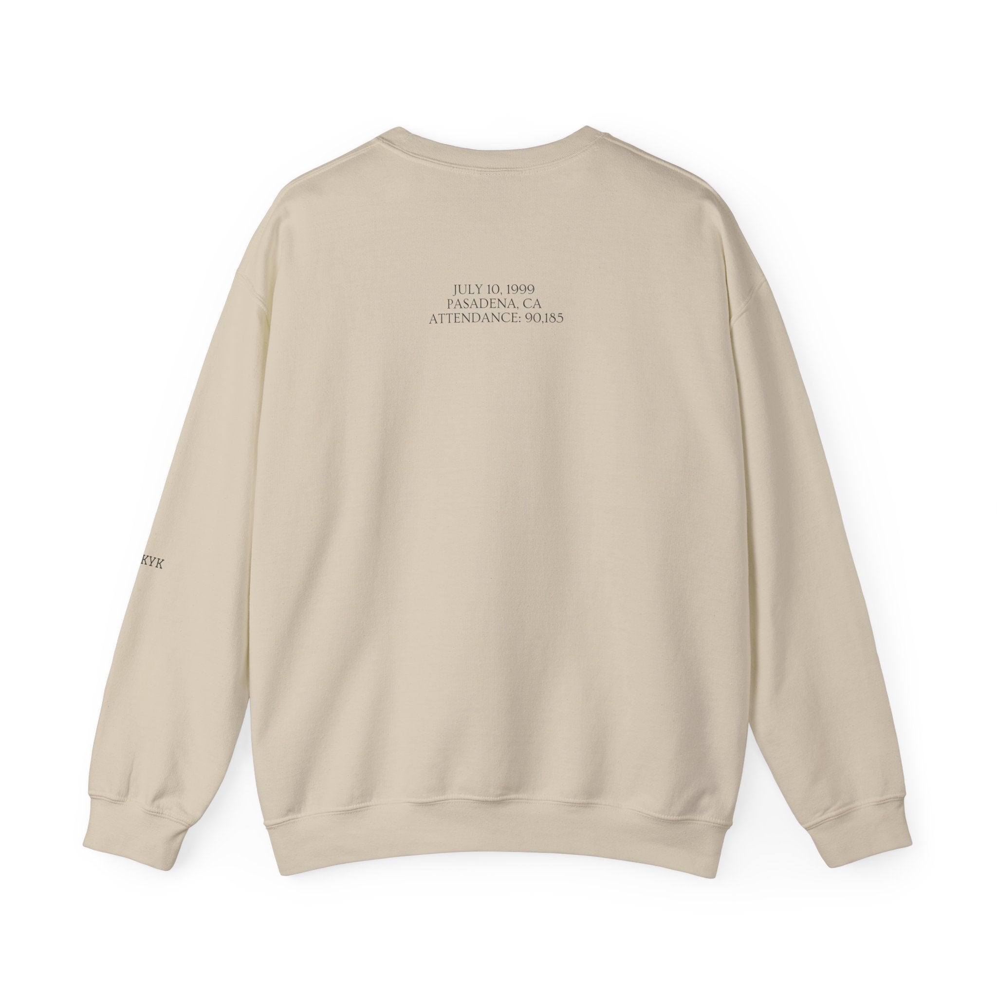 Sand Club & Country oversized crewneck pullover, 90s style preppy soccer apparel